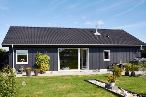 Stilren og simpel facade